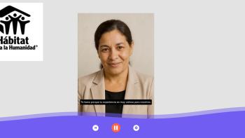 Avatar de inteligencia artificial, es una mujer