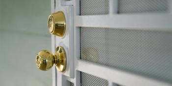 Door knob.
