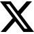 Black x logo
